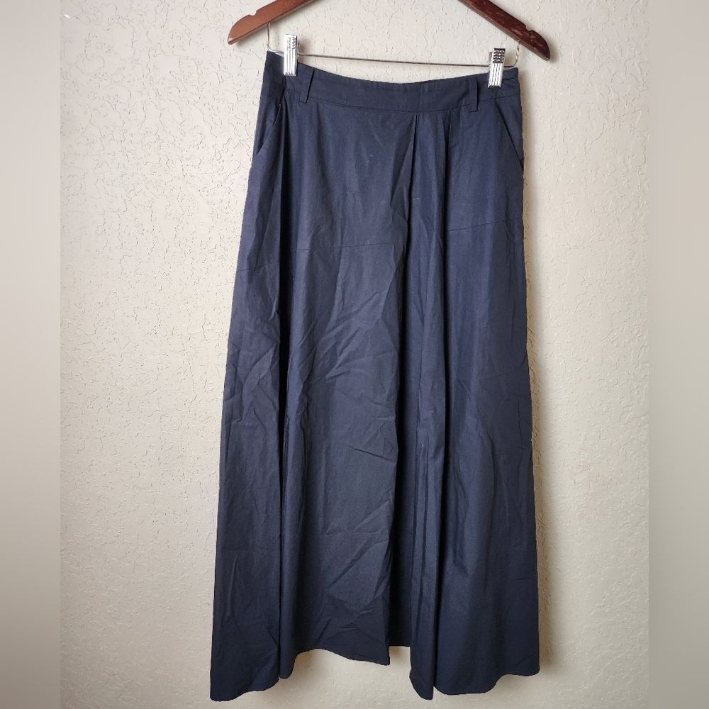 MaxMara Weekend Pleated Maxi Skirt Black Size 4